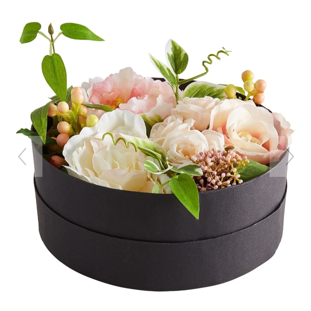 NWT Pier 1 Springtime Faux Floral Box Home Decor